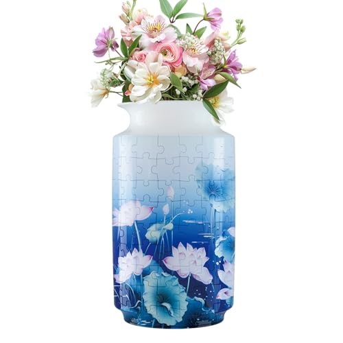 Vase puzzle 3D pour adultes : kit de construction et loisir créatif relaxant