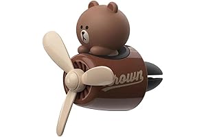 Brown Bear Pilot Car Air Freshener,Car Diffuser Vent Fresheners,Car Accessories,Car Perfume