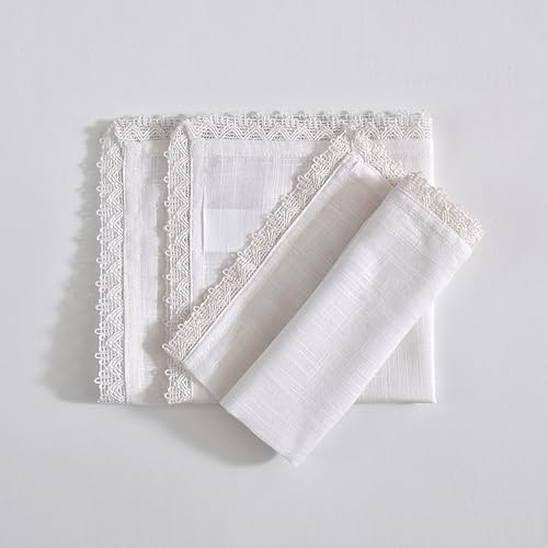 Image of FINGERCRAFT Bulk Cloth Napkins Set of 50 | 12x12 Inch 100% Cotton