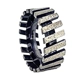 Muela abrasiva CNC segmentada de 86 mm, compatible con máquinas fresadoras for procesamiento de piedra.