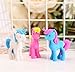 Unicorn Pencil Case Stationary Set Girls Unicorn Gift Set for Kids Eraser Color Pen Pencils School Supplies in Pink Purple and Teal (Pink)