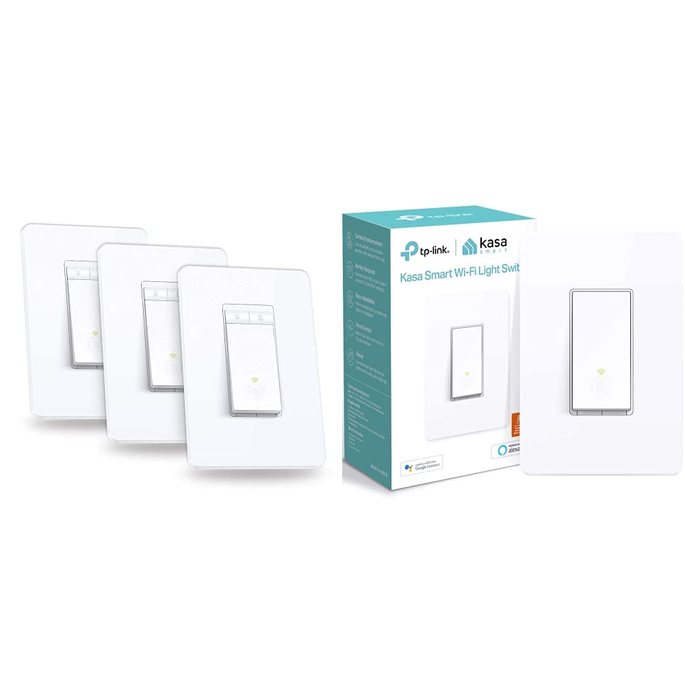Kasa Smart Dimmer Switch by TPLink (HS220P3) Single Pole, Neutral