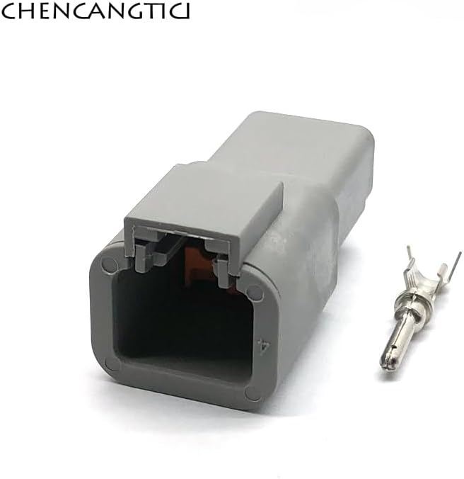 1 Set 2 Pin Deutsch DTP Series Waterproof Automotive Connector Electrical Wire Plug Male Female Socket DTP04-2P DTP06-2S - (Color: Follow me cheaper, Package: 10 Sets)