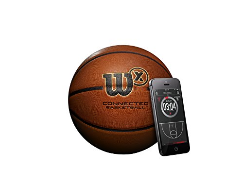 Wilson X Connected Smart Basketball with Sensor That Tracks Shots