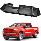 FengYu Under Seat Storage Box Compatible with 2019-2026 Chevy Chevrolet Silverado 1500/GMC Sierra 1500, 2020-2026 Silverado/Sierra 2500HD/3500HD Double Cab & Crew Rear Underseat Organizer Accessories