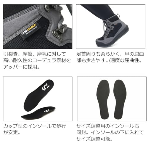 [ダイワ] ウェーディングシューズ ＷＳ－２５０２Ｃ グレー 24.0 cm 7枚目