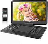 soundmaster tragbarer dvd-player pdb 1960 mit dvb-t2 10.1 zoll 【Leistungsstarke Doppel-Akku】 Built-in 5600mAh aufladbare Batterie, unterstützt einen Film für eine lange Autoreise (bis 6 Stunden) , im lieferumpfang enthalten ist ein AC Adapter und Kfz-Ladegerät um jederzeit ihre Freizeit zu genießen