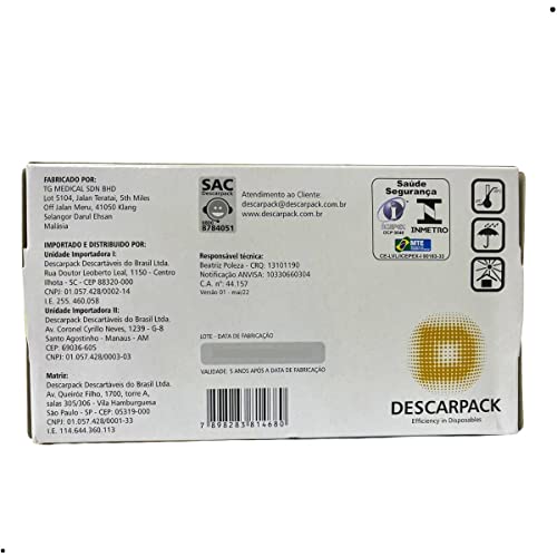 Descarpack Luva Procedimento Latex C/100 G