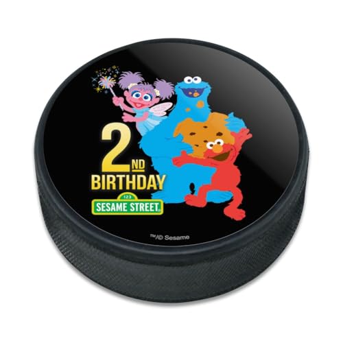 Sesame Street 2nd Birthday Ice Hockey Puck