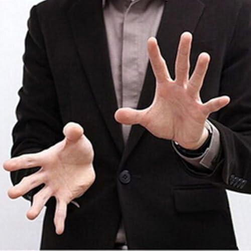2 Stück Daumenspitze Zaubertricks Daumenspitze Seide Verschwinden Magie Verschwinden Seide Falsche Daumenspitze Zaubertrick Gimmick Zaubererzubehör Tricks Objekte erscheinen lassen Verschwinden