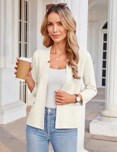 Image of GRACE KARIN 3 /4 Sleeve Sweater Blazer Jackets for Women Business Casual