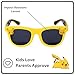 ARKAID Pokémon Official Pikachu Sunglasses for Kids | Classic Yellow Frames | UV 400 | One Size Fits Most Kids