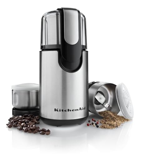 Image of KitchenAid Blade Coffee Grinder and Spice Grinder Combo Pack, Onyx Black,4 oz (Pack of 2)