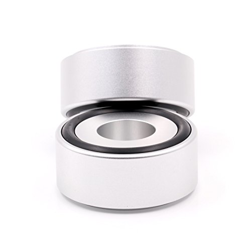 GD-PARTS 49x22m Solid Aluminum Speaker Feet Spikes Amplifier Turntable Recorder CD DAC Monitor Isolation Stand Pad Vibration Floor Base Set of 4 (Silver)