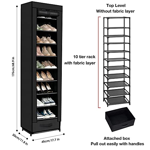 Oyrel Shoe Rack, Sturdy Metal Shoe Rack Organizer,Narrow Shoe Rack,Shoe Racks For Closets,Shoes Rack,Shoe Stand,Shoe Shelf #TOP5