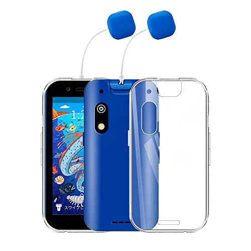 極美品 キッズフォン3 ブルー 青 説明書 ケース ストラップ 41Zju2mYYRL.jpg