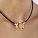 TOUS Collar Gargantilla HOLD de mujer en Plata vermeil 18 kt y...