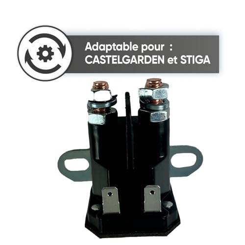 GREENSTAR 4631 Starter Relais für Castelgarden/Stiga/Seite Mount 2 Terminals Verkabelung mit 2 x