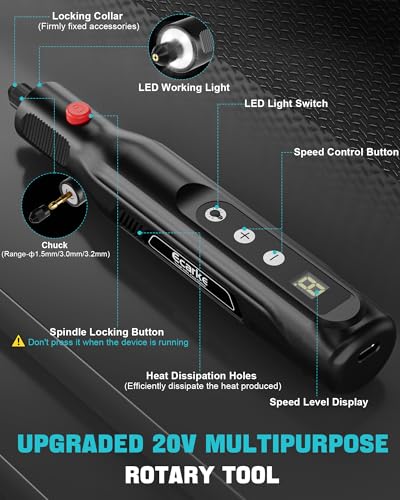 Ecarke 18V Makita-Battery Rotary Tool