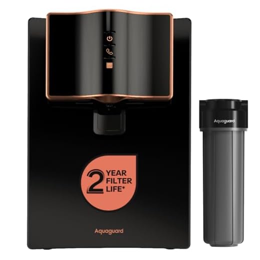 Aquaguard Enrich Marvel RO+UV+UF 2X | 2 Year Filter Life | Copper Technology | >40% Water Recovery