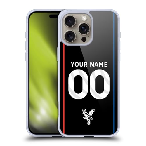 Coque gel iPhone 16 Pro Max Crystal Palace FC personnalisable troisième kit