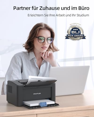 PANTUM P2502W Laserdrucker Schwarz Weiss, Drucker WLAN, AirPrint, Klein für Familien, Schulen und Büros – Bild 3