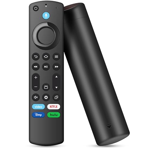 Replacement Remote Control for Fire AMZ Smart TV Stick(2nd/3rd Gen),TV Cube,TVs Stick 4K/Lite/4K Max, for Smart TV (3rd Gen), and for Insignia/Toshiba Smart TVs