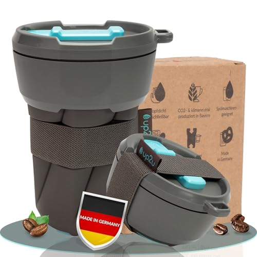 up2u MuC My useful Cup® – Faltbarer Kaffeebecher to go – klimaneutraler & BPA-freier Mehrwegbecher – Kaffeetasse Made in Germany – Kaffee to go Becher 350 ml für Büro, Schule, Outdoor und im Auto up2u MuC My useful Cup® – Faltbarer Kaffeebecher to go – klimaneutraler & BPA-freier Mehrwegbecher – Kaffeetasse Made in Germany – Kaffee to go Becher 350 ml für Büro, Schule, Outdoor und im Auto