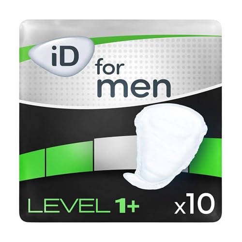 Compresas Hombre Ontex Power Dry Level 1. Compresas Incontinencia Masculina. Alta Protección y Capacidad de Absorción. Compresa de Incontinencia Hombre de Máxima Absorcion (Paquete de 10uds)