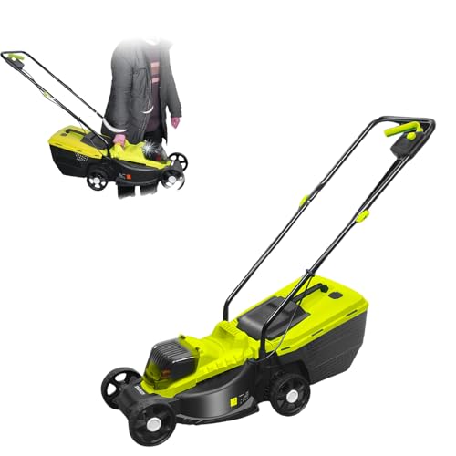 Cortadora De Césped Eléctrica Ajustable, Herramienta De Jardinería, Cortadora De Césped Portátil, Función De Corte De Alta Velocidad De 3400 RPM, con Batería Dual De 4000 Mah.