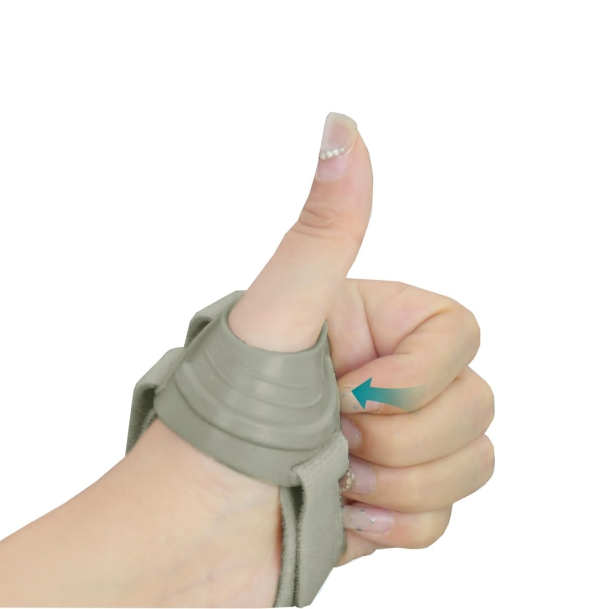 CMC Daumenbandage für rechte Hand, Arthritis-Daumenstabilisator mit Memory-Form, verstellbare Fingerschiene für Hände, Handgelenk, Schmerzlinderung, für Männer und Frauen (Grau-Linkshänder