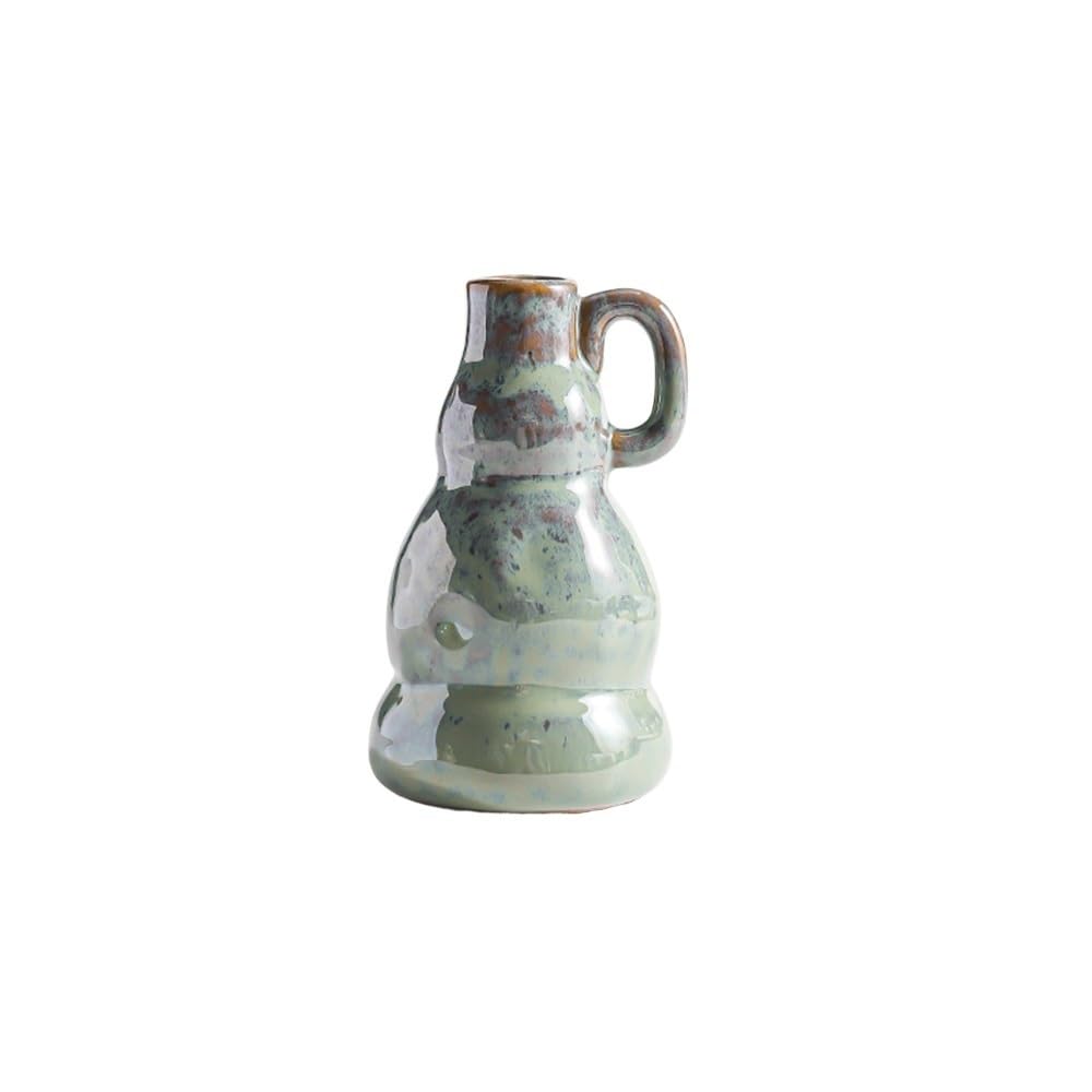 flower vase Gourd Shape Ceramic Vase Arrangement Living Room Flower Furniture Decoration Small