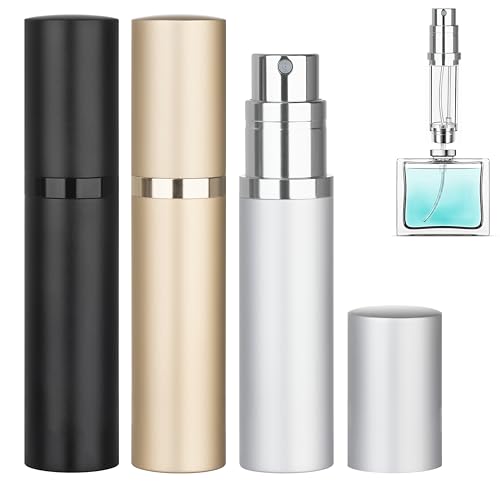 Qavhun 3-Pack Refillable Perfume Atomizer