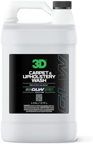 3D Carpet & Upholstery Wash 1 Gallon – Professional Car Interior Cleaner – Removes Stains, Dirt & Odors – Safe for Fabric, Carpet & Upholstery – Deep Cleaning Auto Detailing Solution – Made in USA image 3