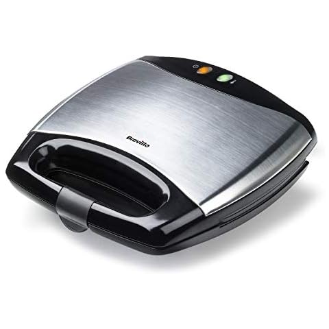 Breville Sandwichera de 4 rebanadas de acero inoxidable Cover