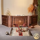 DM Screen in Black Walnut - Wooden Game Master Screen for DND 5e and COC Campaigns - Luxury Magnetic Game Master Screen Accessory for Dungeons & Dragons