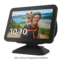Verstellbarer Ständer mit USB-C-Ladeanschluss für Echo Show 8 (3. Gen.) | Anthrazit – Ansicht 2