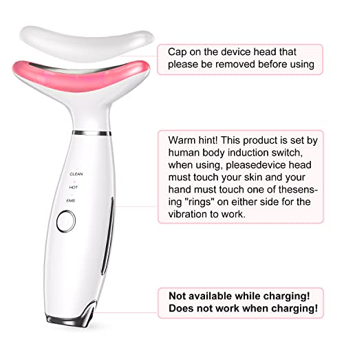 Ihelol Anti Wrinkles Face Neck Massager, Vibration Facial Massager Device, With Triple Action Modes For Skin Care,Improve,Tightening,Firm And Smooth #TOP2