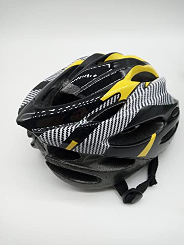 Capacete para Ciclismo Bike Ajustável Com Viseira Removível BRT Amarelo Adulto Ciclista