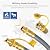 12FT 1/2" ID Natural Gas Hose with Quick Connect Fittings – CSA Certified for Generators, Grills, Patio Heaters & Pizza Ovens, Heavy-Duty Rubber& Brass NG/LP Propane Conversion Kit (12FT)