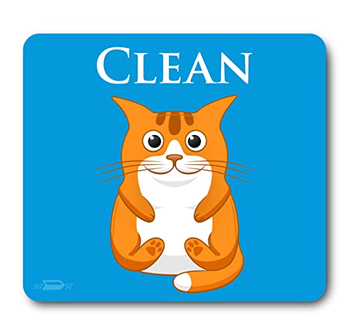 Imán para lavavajillas gato naranja divertido miniatura 2