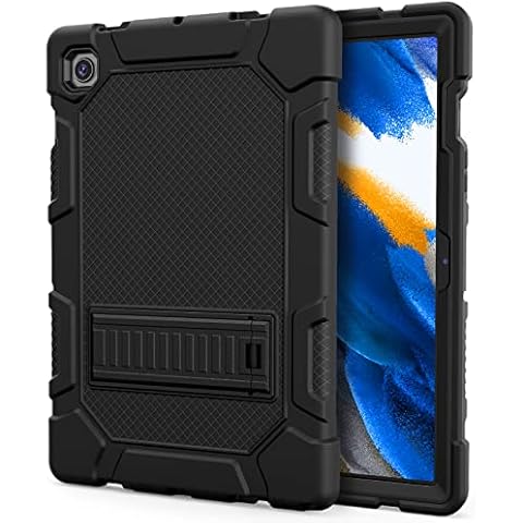 ZoneFoker Hülle für Samsung Galaxy Tab A8 Hülle, für 10,5 Zoll 2021 Galaxy A8, Schlank Stoßfeste Robuste Schützend Hülle mit Ständer für 10.5 SM-X200/X205/X207 für Mann Kinder (Schwarz) Cover