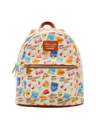 Loungefly Disney Stitch Pumpkin Spice Latte Mini Backpack BROWN NONE