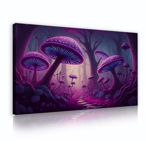 Toile magique de la forêt fantastique pour créer une ambiance zen dans votre chambre à coucher