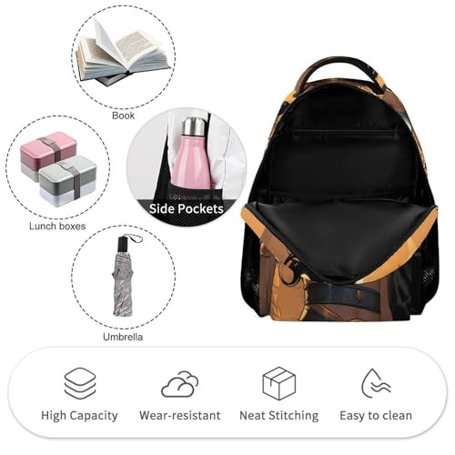 An Ancient Princess Backpack for Travel, Ultra Durable Small Bookbag Lightweight Daypack for Women Men3