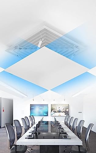 Déflecteur d'air de plafond 60 cm réglable pour climatisation centrale