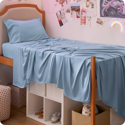Image of Bedsure PureWoven 100% Rayon Derived from Bamboo, Twin XL Sheets, 3 Pieces