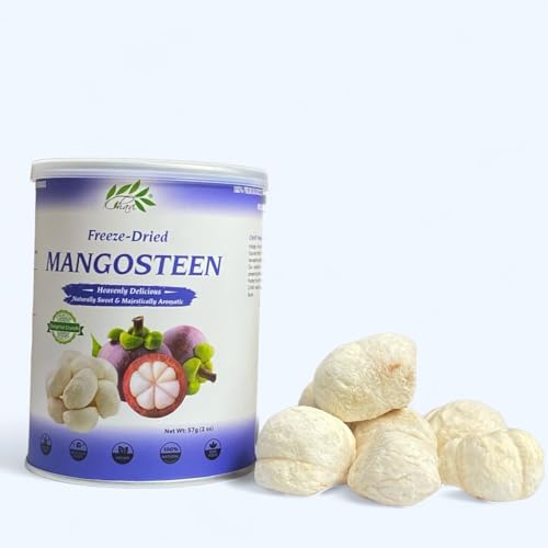 CHAVI Freeze-Dried Mangosteen | Healthy Superfood - No Added Sugars or Preservatives - Non-GMO, Vegan, Gluten-Free | Long Shelf Life | 2 Oz Cans