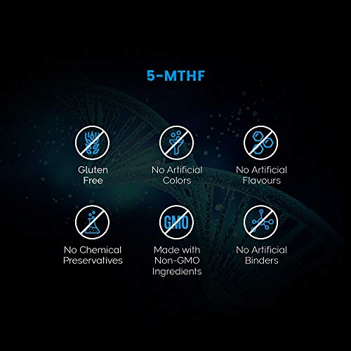 Intelligent Labs 1Mg 5-Mthf Methylfolate, 120 Capsules, 4 Months Supply, Best Value Folic Acid Supplement As Quatrefolic Acid, Activated Folate, 1Mg = 1000Mcg, 5 Methyltetrahydrofolate #TOP7