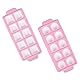 Nicear 2 Stück Raviolini Nudelformen 10 Runde Gitter Und 10 Quadratische Gitter Ravioli Presse Italienische Teigtaschen Form